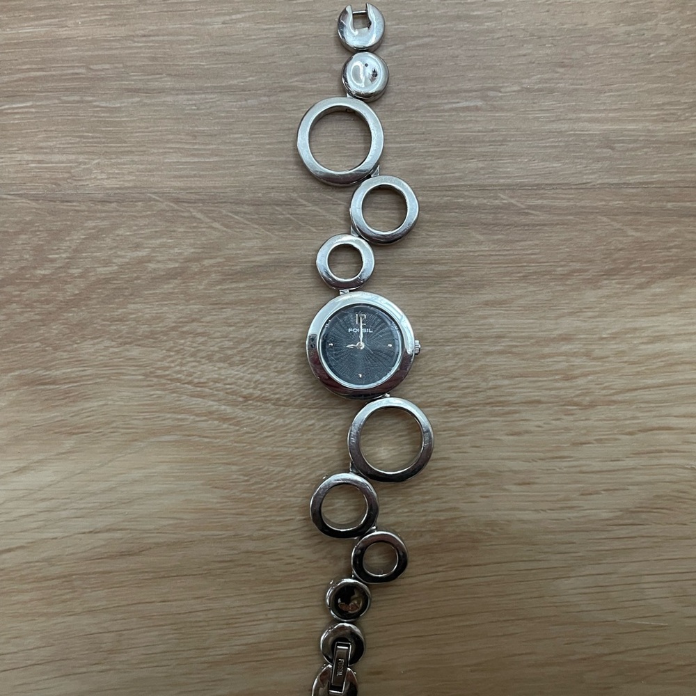 Fossil Silver Circle Link Watch